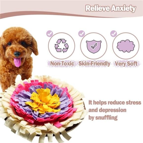 Snuffle Mat for Dogs,SniffMat Slow Feeding Mat,Interactive Feed Game for Boredom - Picture 2 of 7